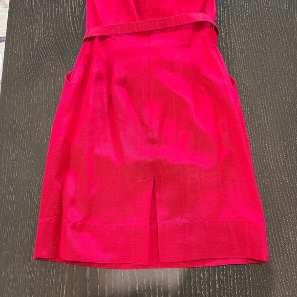 Gorgeous Barbie magenta Rebecca Taylor sweetheart strapless dress size 2 - Picture 4 of 7